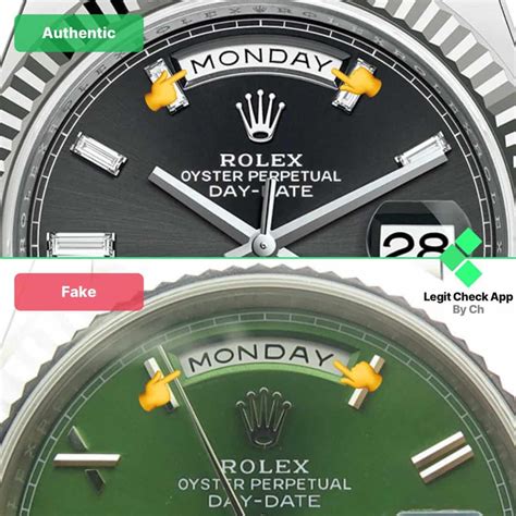 how to spot a fake day date rolex|immitation rolex watches.